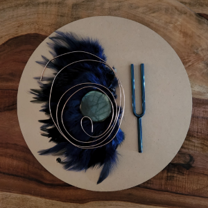 555 Hz | Blue Titanium Tuning Fork